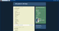 Desktop Screenshot of 365poemsin2008.blogspot.com