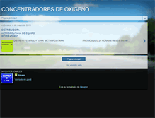 Tablet Screenshot of concentradoresoxigeno.blogspot.com