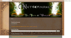 Desktop Screenshot of nethermancy.blogspot.com