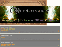 Tablet Screenshot of nethermancy.blogspot.com