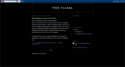 Desktop Screenshot of free-plasma-no-scam.blogspot.com