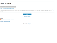 Tablet Screenshot of free-plasma-no-scam.blogspot.com