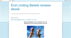 Desktop Screenshot of endlimitingbeliefsreviews.blogspot.com