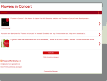 Tablet Screenshot of flowersinconcert.blogspot.com