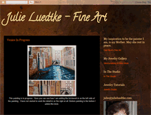 Tablet Screenshot of julieluedtke.blogspot.com
