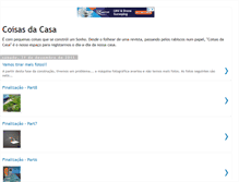 Tablet Screenshot of coisasdacasa.blogspot.com