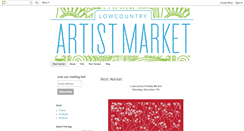 Desktop Screenshot of lowcountryartistmarket.blogspot.com