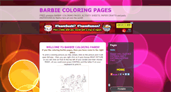 Desktop Screenshot of barbiecoloring.blogspot.com