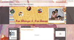 Desktop Screenshot of nuraleesya.blogspot.com