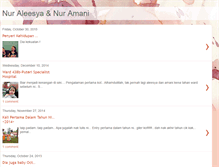 Tablet Screenshot of nuraleesya.blogspot.com