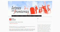 Desktop Screenshot of letrassinfronteras-fce.blogspot.com
