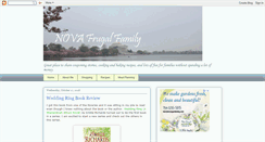 Desktop Screenshot of novafrugalfamily.blogspot.com