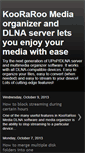 Mobile Screenshot of kooraroo.blogspot.com