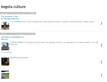 Tablet Screenshot of bogotaculture.blogspot.com