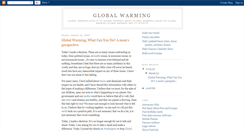 Desktop Screenshot of globalwarminghub.blogspot.com