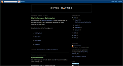 Desktop Screenshot of kevinhaynes.blogspot.com