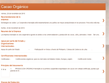 Tablet Screenshot of cacaoorganico.blogspot.com