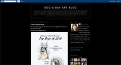 Desktop Screenshot of dog-a-dayartblog.blogspot.com