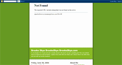 Desktop Screenshot of brooke-skye-video.blogspot.com