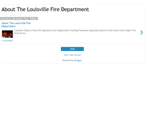 Tablet Screenshot of louisvillefire.blogspot.com