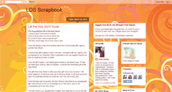 Desktop Screenshot of ldsscrapbook.blogspot.com