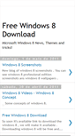 Mobile Screenshot of freewindows8download.blogspot.com