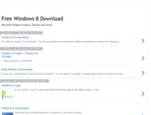 Tablet Screenshot of freewindows8download.blogspot.com