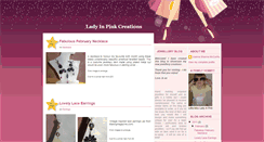 Desktop Screenshot of ladyinpink2009.blogspot.com