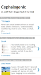 Mobile Screenshot of cephalogenic.blogspot.com