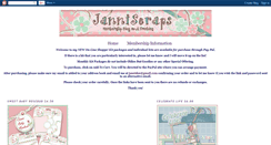 Desktop Screenshot of janniscrapkits.blogspot.com