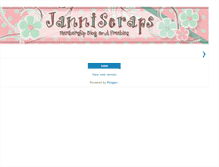 Tablet Screenshot of janniscrapkits.blogspot.com