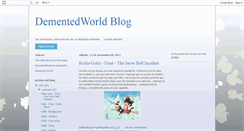 Desktop Screenshot of dementedworldblog.blogspot.com