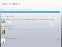 Tablet Screenshot of dementedworldblog.blogspot.com