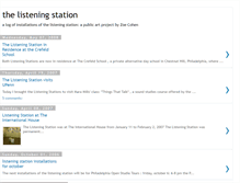 Tablet Screenshot of listeningstation.blogspot.com