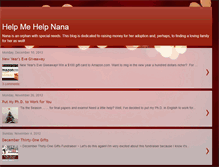 Tablet Screenshot of helpingnana.blogspot.com