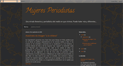 Desktop Screenshot of mujerperiodista.blogspot.com