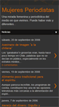 Mobile Screenshot of mujerperiodista.blogspot.com