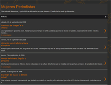 Tablet Screenshot of mujerperiodista.blogspot.com