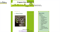 Desktop Screenshot of dietjusmate5.blogspot.com