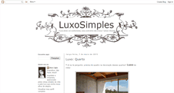 Desktop Screenshot of luxosimples.blogspot.com