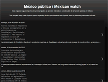 Tablet Screenshot of mexicanwatch.blogspot.com