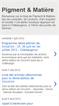 Mobile Screenshot of pigmentetmatiere.blogspot.com