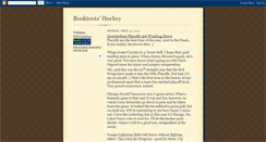 Desktop Screenshot of booktootsandhockey.blogspot.com