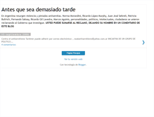 Tablet Screenshot of antesdequeseatarde.blogspot.com