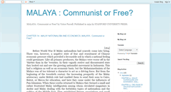 Desktop Screenshot of malaya-communistorfree.blogspot.com