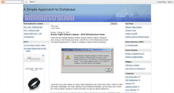 Desktop Screenshot of dba-onweb.blogspot.com