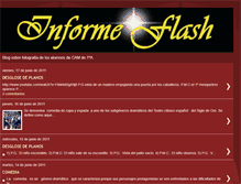 Tablet Screenshot of informeflash.blogspot.com