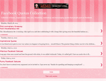 Tablet Screenshot of facebookquotescollection.blogspot.com