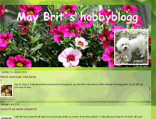 Tablet Screenshot of maybritshobbyblogg.blogspot.com