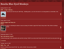 Tablet Screenshot of bunchablueeyedmonkeys.blogspot.com